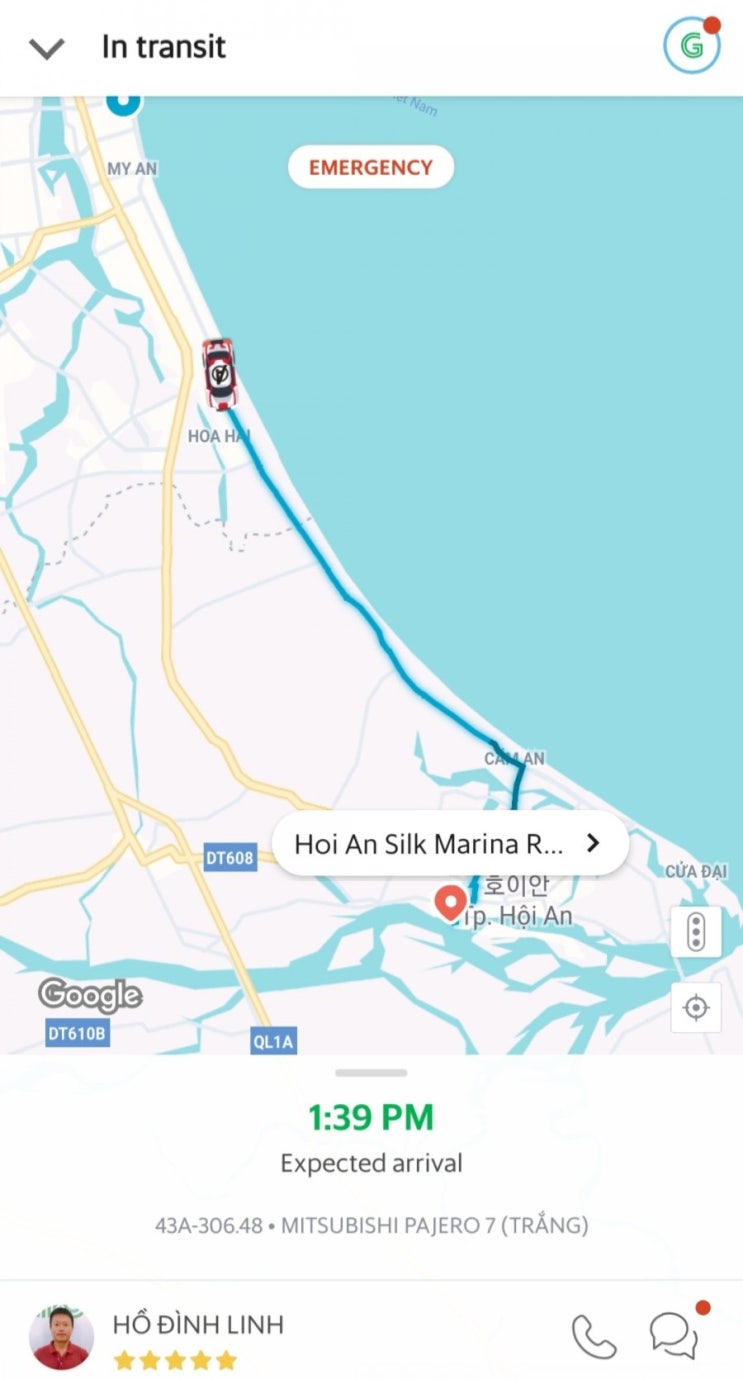  다낭호이안 자유여행 :: 그랩/구글지도 적극 활용법(그랩 사용팁+가격)
