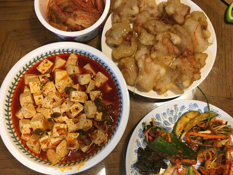  항방양꼬치/대치동 양꼬치 전문점... 밥하고 어울리는  요리 때문에 가끔 찾는 동네 마파두부 맛집