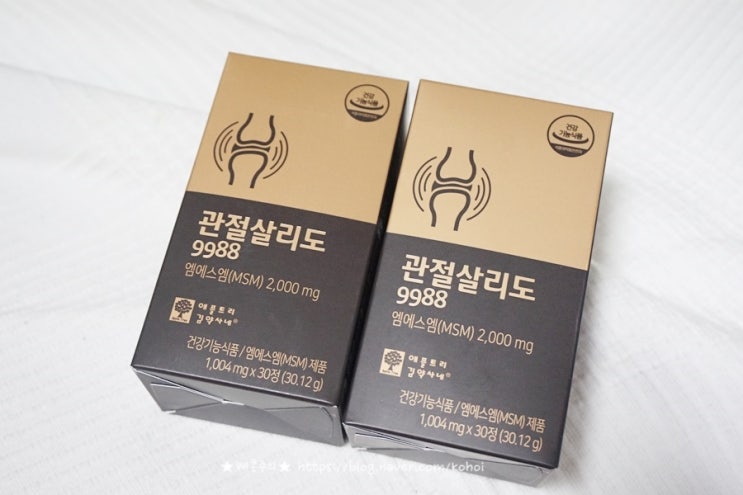  관절MSM 임채무영양제 울아부지 관절살리도9988