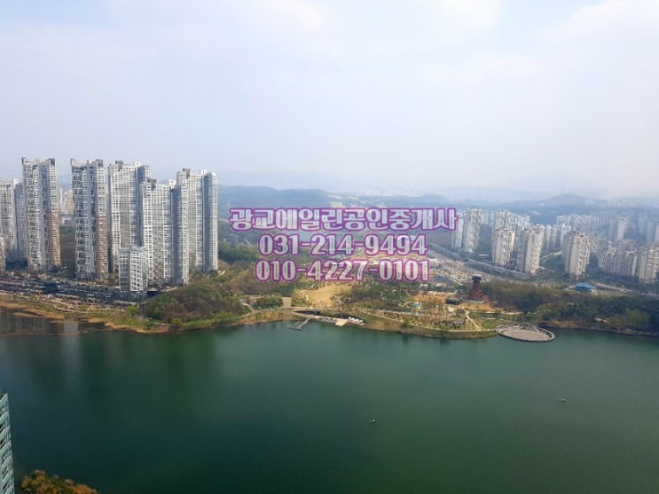  광교신도시/ 광교 호수공원 조망이 최고인 광교 중흥S클래스 109B 타입 전세