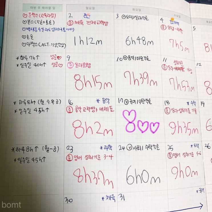  2019 초등 임용고시 월별 공부법 with 스터디 플래너 (3월부터 8월까지)