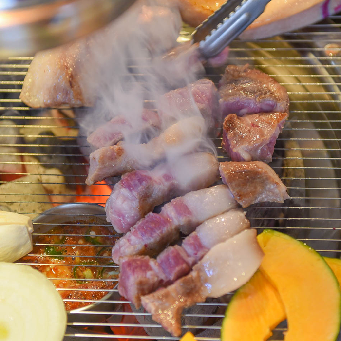  이중섭거리 맛집 흑돼지BBQ  깔라만시 소주도 함께 딱!