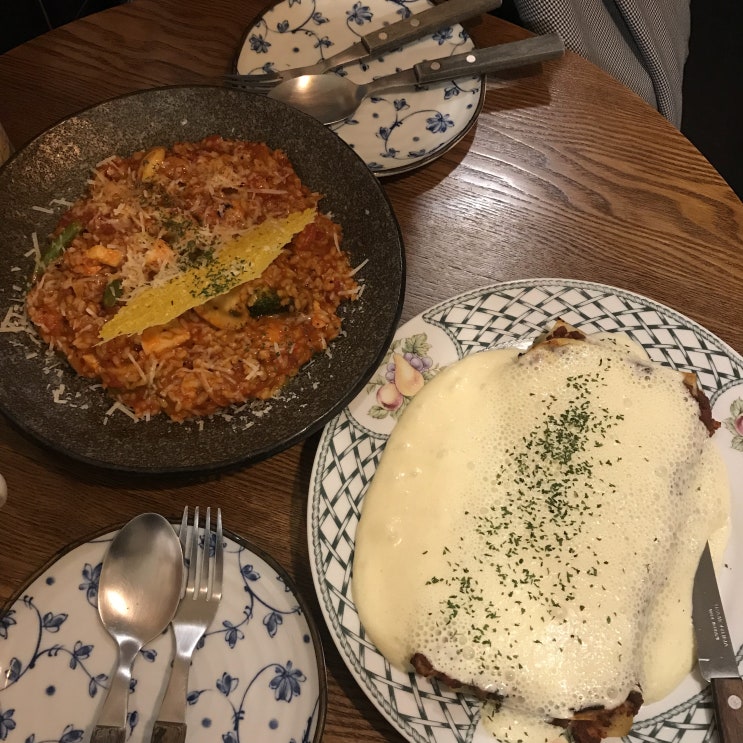  익산 양식 | 영등동 골목길 라자냐 치킨치즈리조또