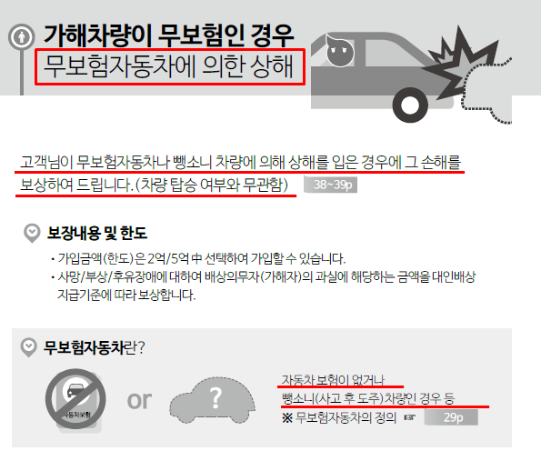 교통사고 자기신체사고보험금, 보험가입금액표(약관지급기준) 손해사정인 6
