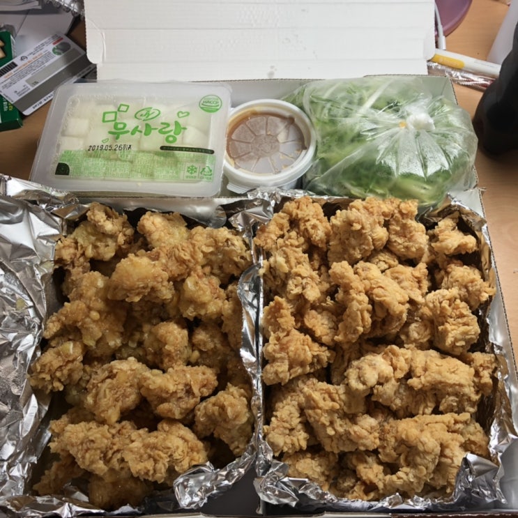  익산 대통치킨 한 마리 가격으로 두 마리를..?!