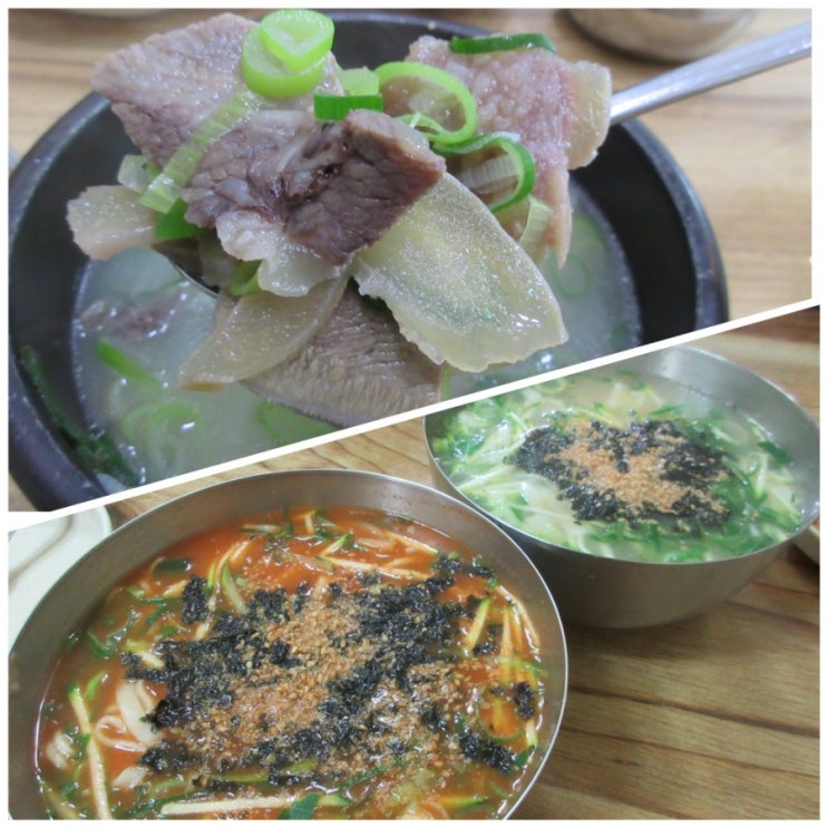  [강릉] 뭐먹지 ? 강릉 중앙시장 최고 유명 맛집 광덕식당 소머리국밥 vs 성남칼국수 장칼국수