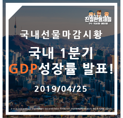 [국내증시/선물 시황] 국내 1분기 GDP 성장률 발표! 국내선물옵션/국선/야간선물매매전략 19.04.25