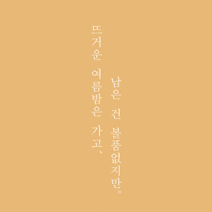  잔나비 - 뜨거운 여름밤은 가고 남은 건 볼품없지만
