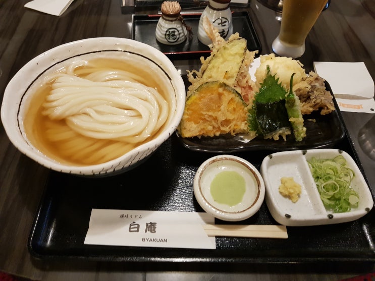  [오사카맛집] 인생우동집 : 뱌쿠안 2017년 6월, 2018년 9월 방문기