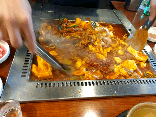  천안 쌍용동 생생정보통 낙지 쭈꾸미 고기 철판요리 맛집