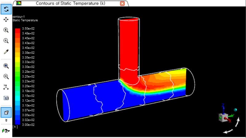[유동해석] ANSYS Fluent에서 Mesh Outline Display 시 Partition Line 숨기기 : 네이버 블로그