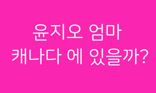  윤지오 엄마 한국에 있다면? 윤지오 출국 이유는? 카톡 진실공방은?