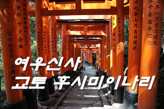  게이샤의추억 촬영지 붉은도리이 교토 후시미이나리 신사