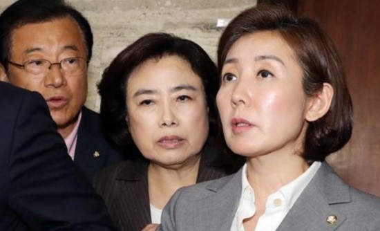  나경원, 심야 기자회견 "불법 보임 위원 회의, 원천 무효"   