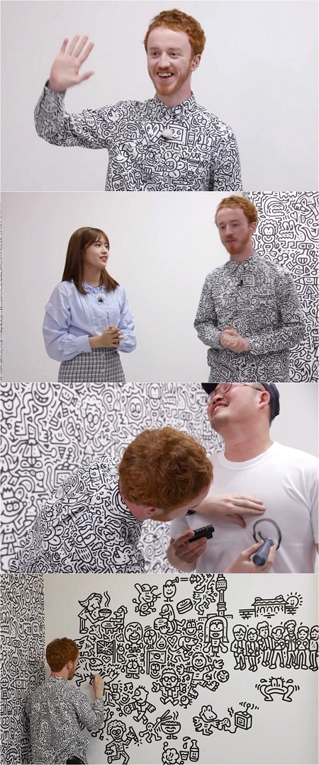  낙서 천재 '미스터 두들'의 진정한 '낙서 아트'