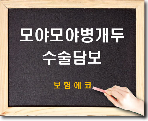  태아보험의 모야모야병개두수술 확인해보기