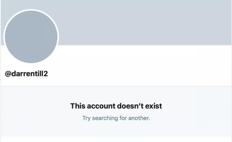 택시 강도로 체포됐던 대런 틸 SNS 계정 삭제 택시 강도로 체포됐던 대런 틸 SNS 계정 삭제