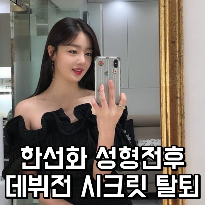  한선화 성형전후 데뷔전 시크릿 탈퇴 왜지?