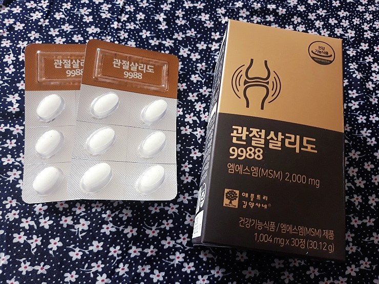 임채무 MSM 관절 살리도 9988, 관절 영양제 4