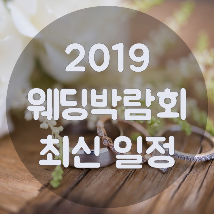  2019년결혼 알뜰하고도 확실하게