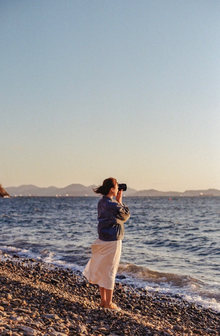  [NikonFE2/KonicaC35EF] 벚꽃을 찾아 떠난 국내여행 :: 필름카메라로 인물과 풍경을 담다_헐스밴드 Hersband / 남해여행 / 출사여행 / 남해바다
