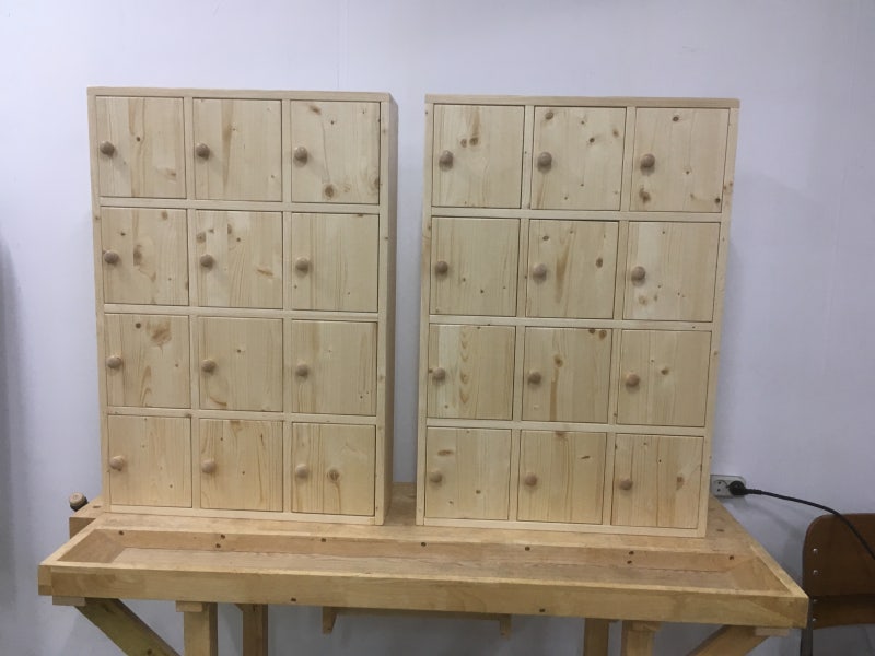 [청주가구제작] 청주법당/ 통원목 및 장식품 진열 수납장 맞춤제작 10