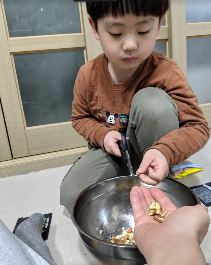  효찬이와 만드는 견과쿠키