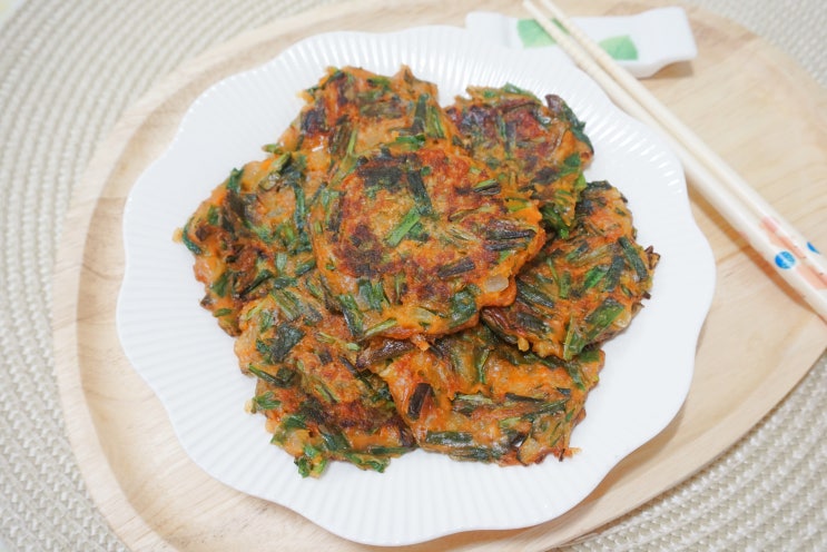  부추 장떡 만들기 간단히 맛있게 만드는 법
