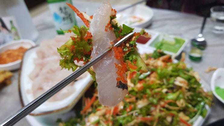  전주 회식장소로 좋은 삼천동 백두수산 야채막회 맛집 진심 짱이야!!
