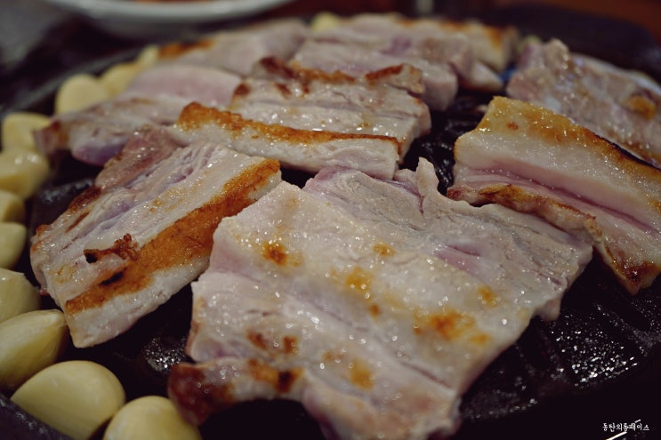  동탄 맛집 추천, 인천생갈비의 매력적인 돼지생갈비 고기