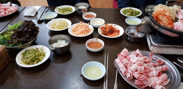  온천돌구이  대패삼겹살 봉명동 맛집, 유성온천