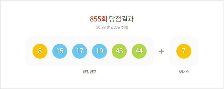  [로또] 856회 예상번호 / 제외수