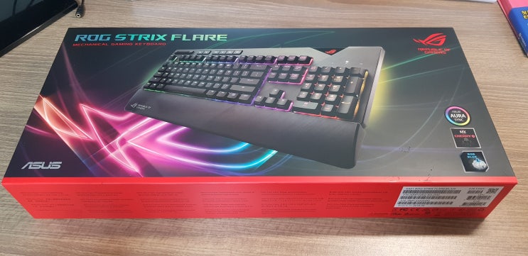  ASUS 기계식 게이밍 키보드, ROG Strix Flare 청축 (로그 스트릭스 플레어) 2