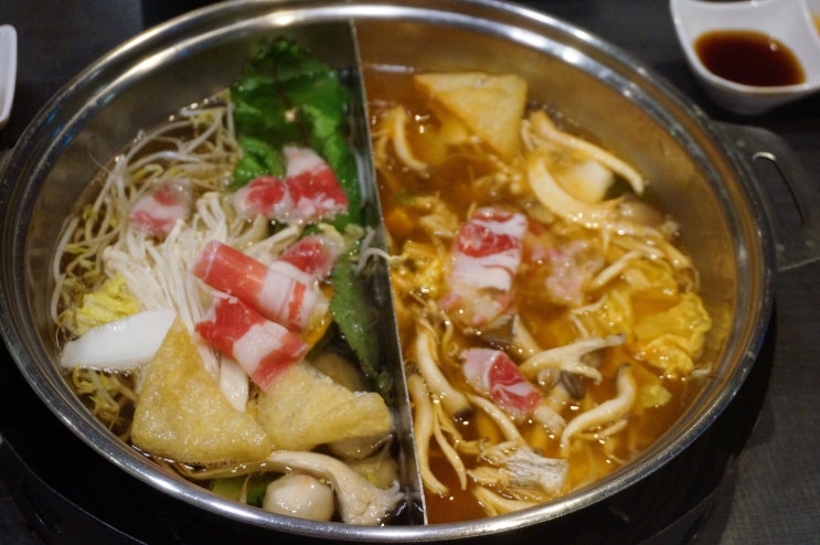  용인 수지 맛집 샤브샤브 무한리필 샐러드바 소담촌 수지구청점 월남쌈 샤브샤브