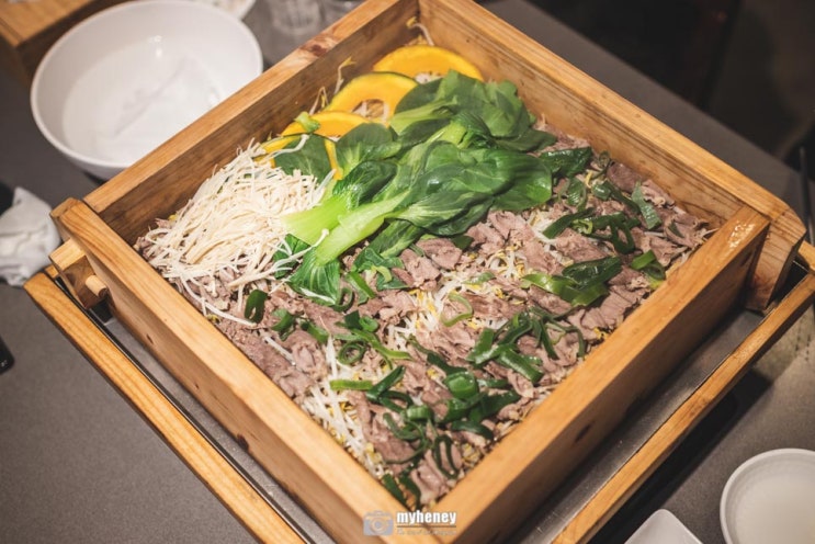  검암 맛집, 오스푼에서 소고기 편백찜이랑 샤브샤브 먹고 왔어요~