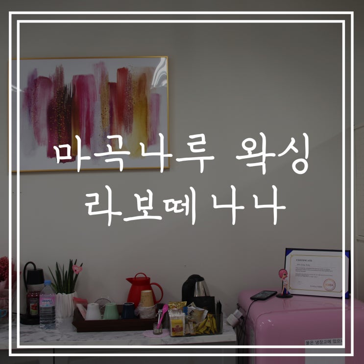  마곡나루왁싱/강서구왁싱 :: 라보떼나나에서 페이스왁싱 받고왔어요 :)