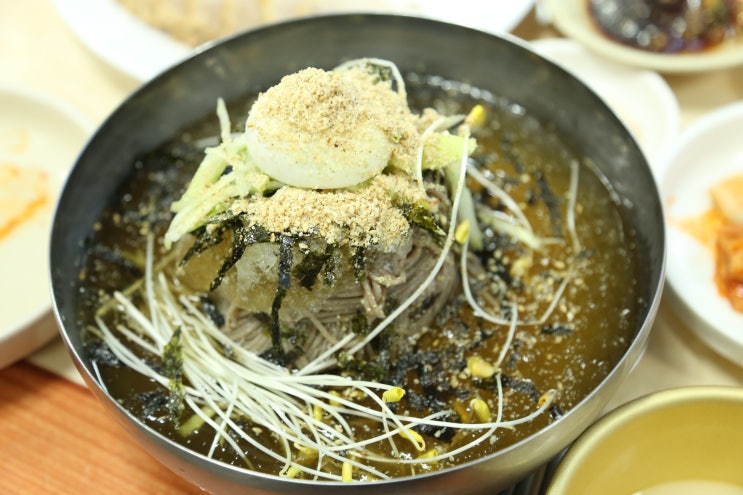  원주 막국수 맛집 봉평 진미막국수 할아버지 할머니 잘먹고갑니다