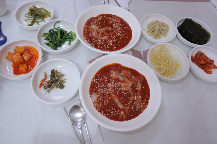 목포 맛집 꽃게살 비빔밥이 유명한 장터식당