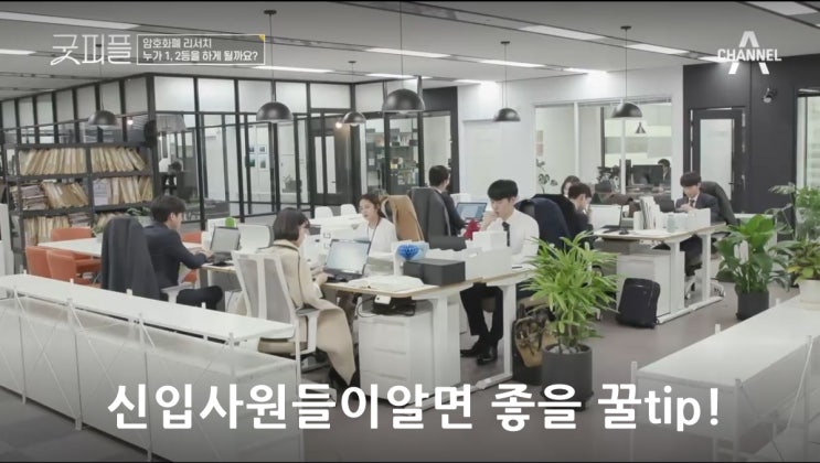  채널A,신입사원 탄생기-굿피플 : 신입사원들이알면 좋을 꿀tip!