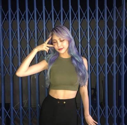  강시원, 보라 헤어 '인형 미모' 팬심 와우  