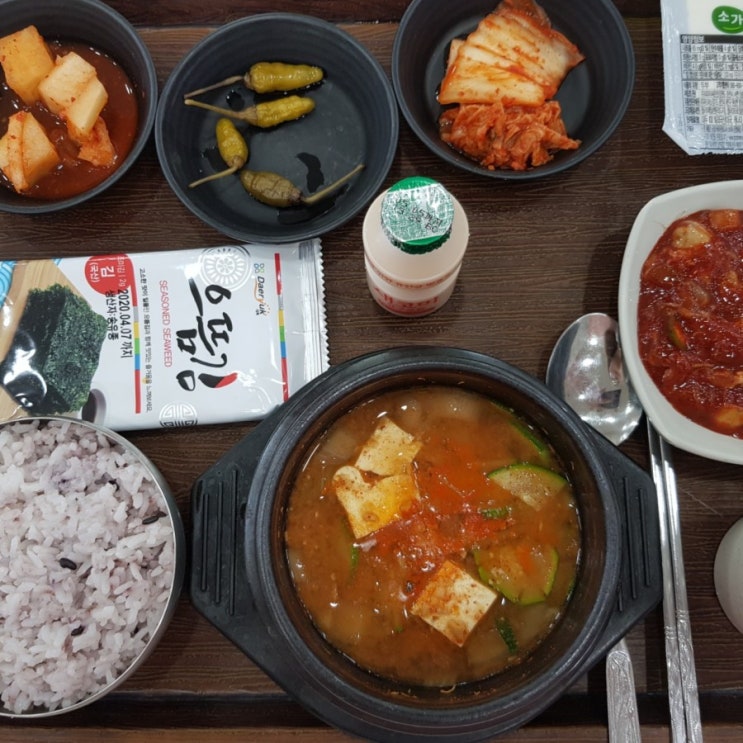  이영자 서산휴게소 어리굴젓백반 사과돈까스 방금 먹었다