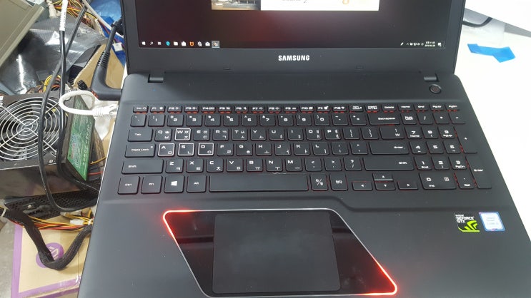  익산 삼성 게이밍노트북 NT800G5H I5 7300 8G GTX1050TI 80만원