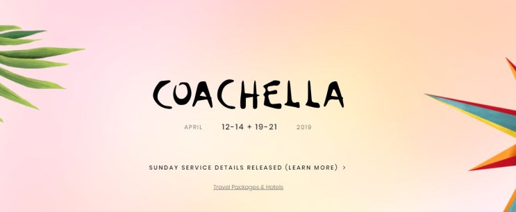 코첼라 Coachella 2019