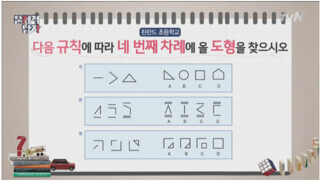  문제적 남자 - 세계 초등학교 문제(핀란드)