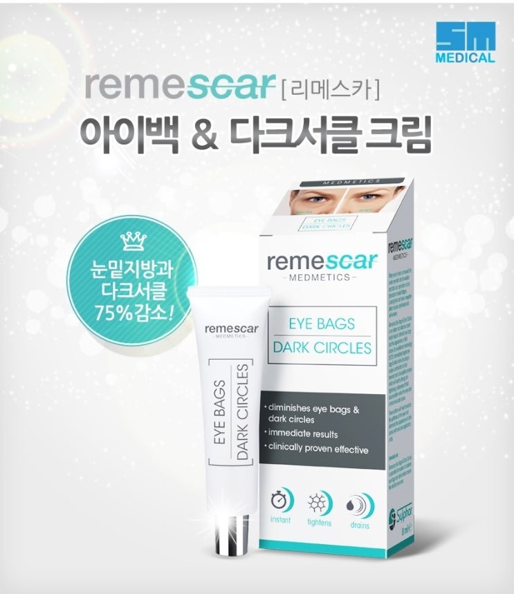  [논현 노바약국]리메스카 아이백크림 : 눈밑지방 다크서클 지우개