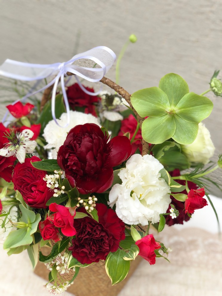 [건대원데이클래스]  카네이션꽃바구니 만들기 플라워레슨 어버이날꽃 선물, 스승의날선물