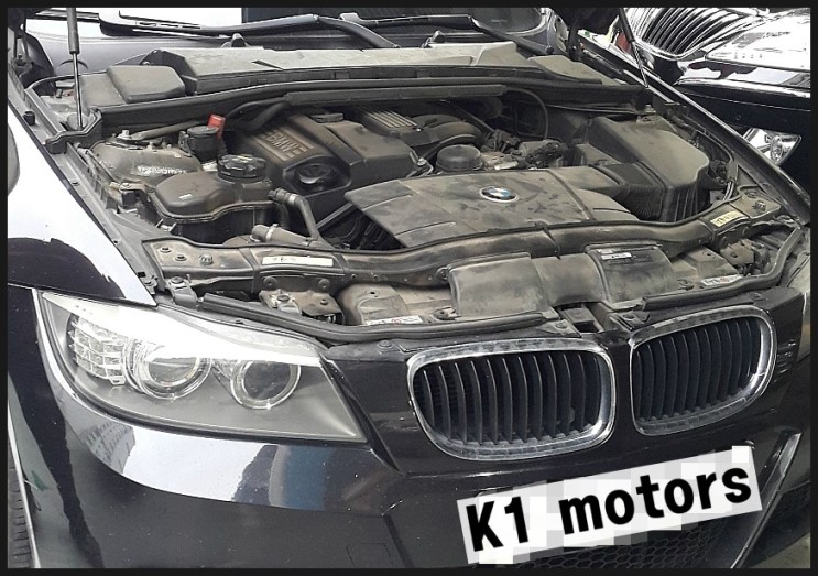 BMW320I 에어컨가스충전.부천 벤츠 BMW 디젤차관리전문점 K1모터스