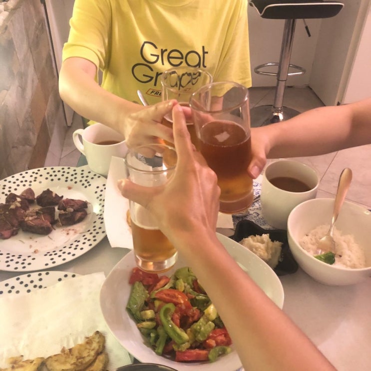  19.04.28 <74일차> - 여유로운 주말 & 바소 빵집 & 혜민쌤과 저녁식사