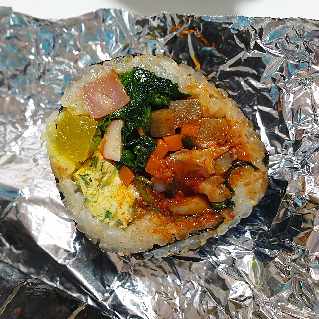  의정부 엄마김밥 매운오징어김밥, 땡초김밥, 달래김밥 후기