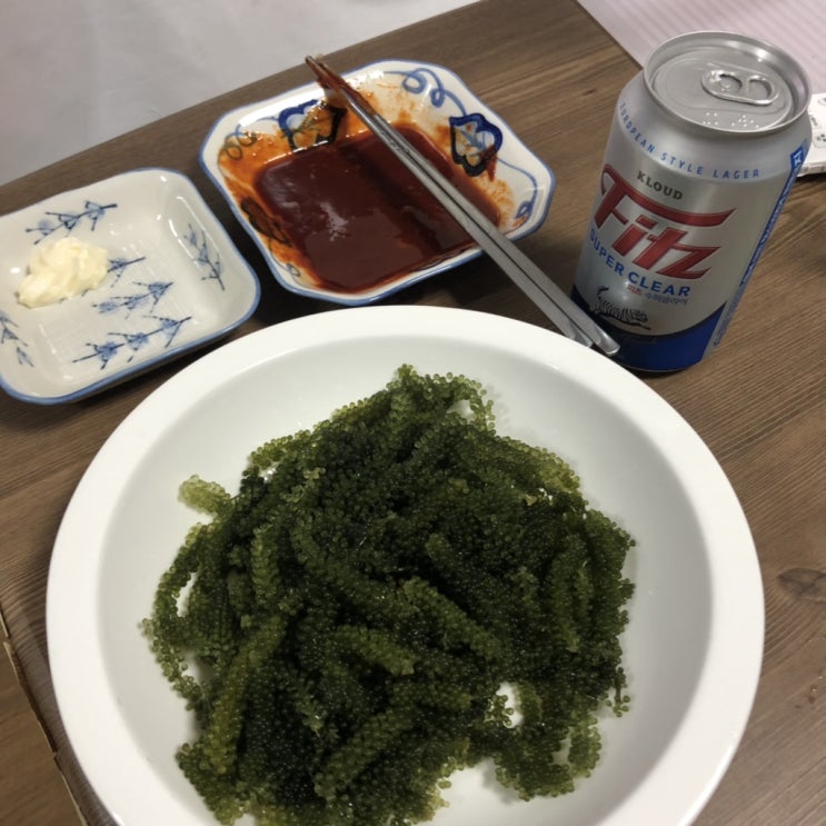  바다포도 나도 먹어봤다
